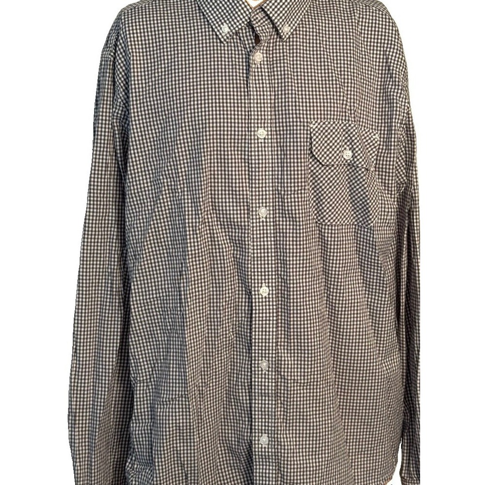 Five Four Button Up Shirt Men's 2XL Pocket Long‎ Sleeves Cotton Casual Work